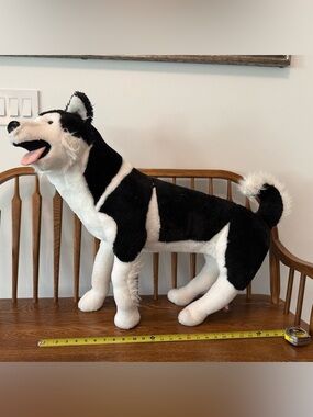 Melissa & Doug Giant Siberian Husky Lifelike Stuffed Animal Plush Dog
